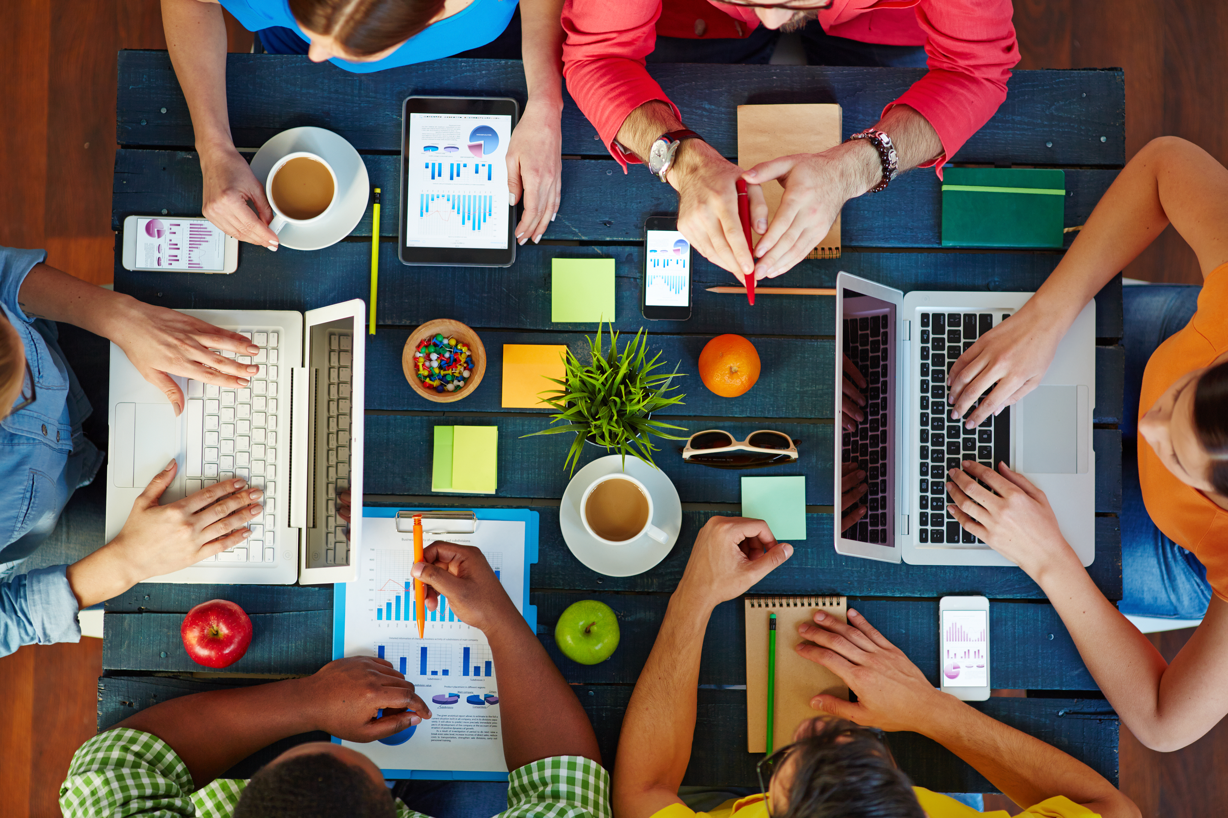 Team arbeitet zusammen mit Microsoft Teams